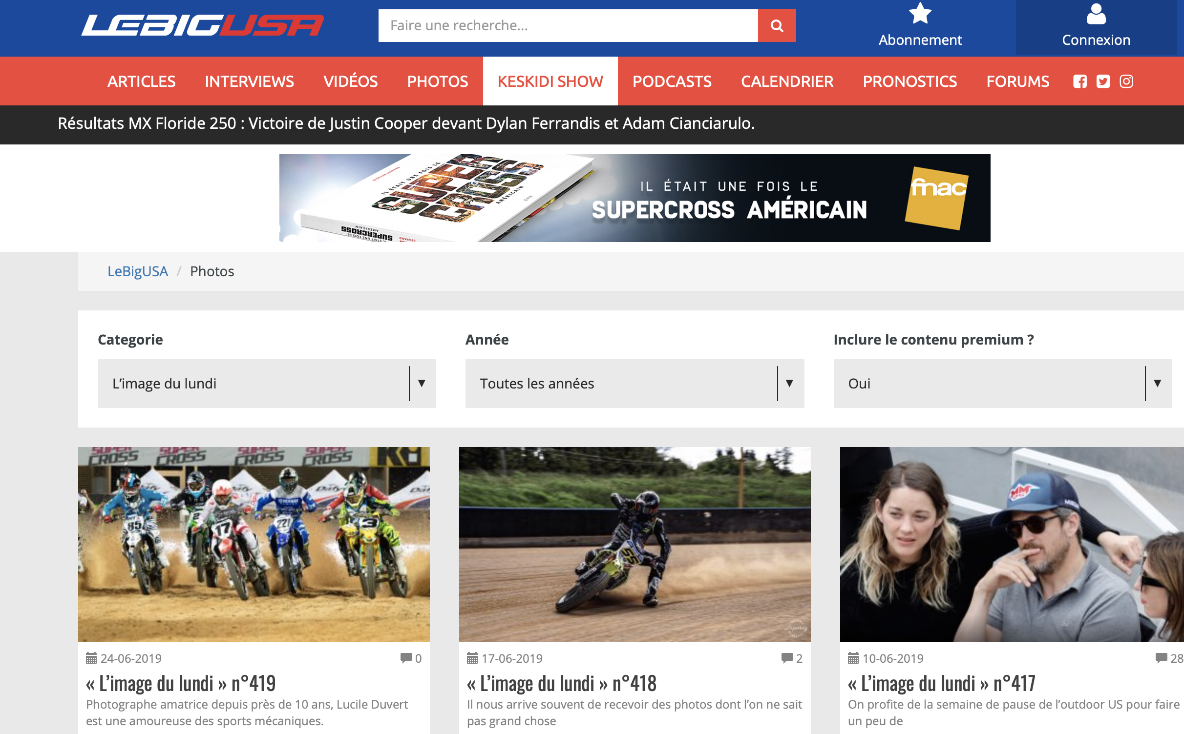 Photographe Professionnelle Sport Motocross